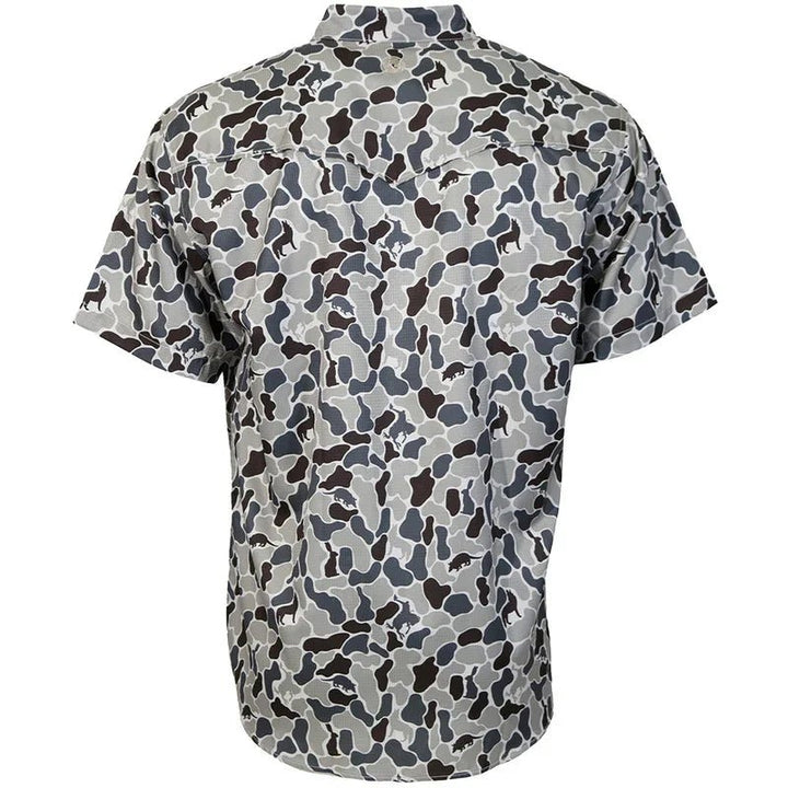 Sol Grey Camo Shirt from Hooey - High Call Outfitters