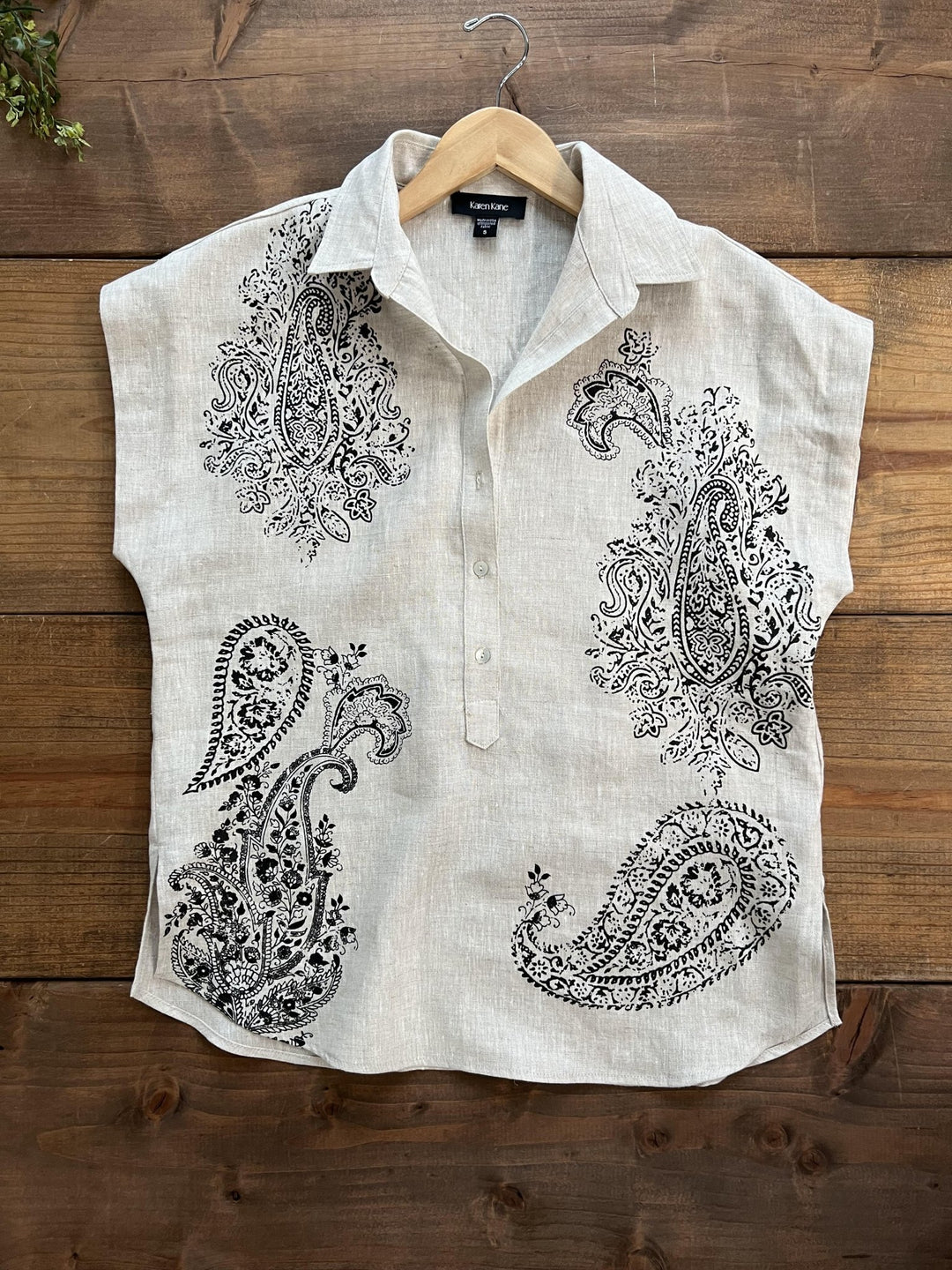 Paisley Print Top from Karen Kane - High Call Outfitters