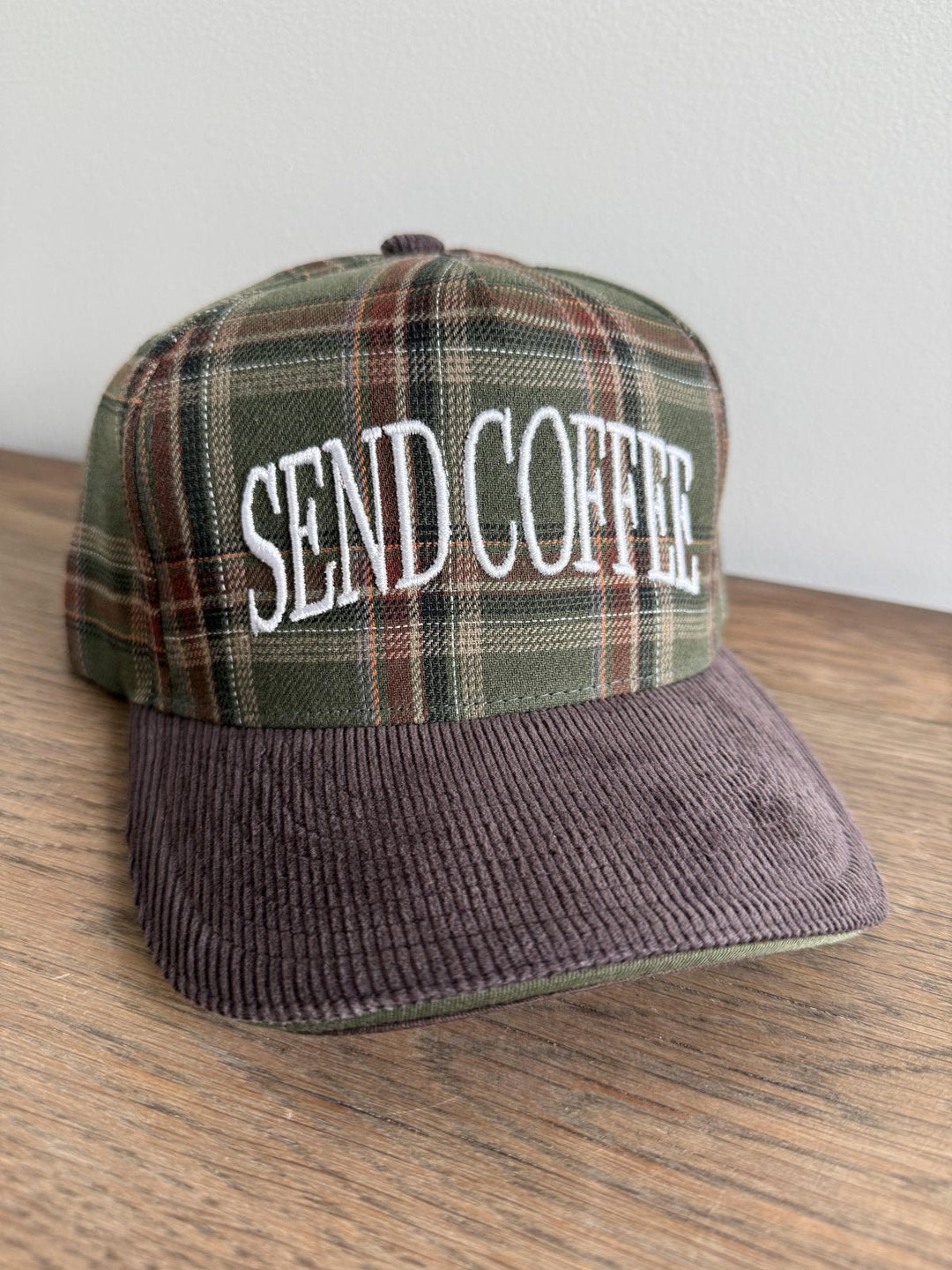 Plaid Send Coffee Hat - High Call Outfitters