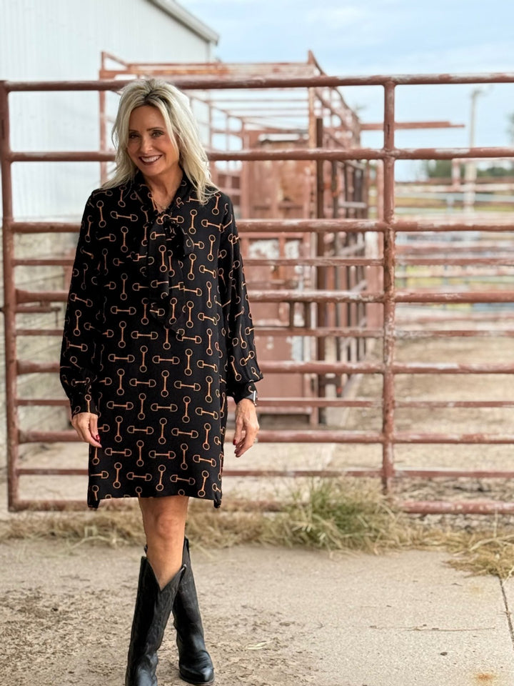 Southern Comfort Horse Bit Dress from Rodeo Hippie