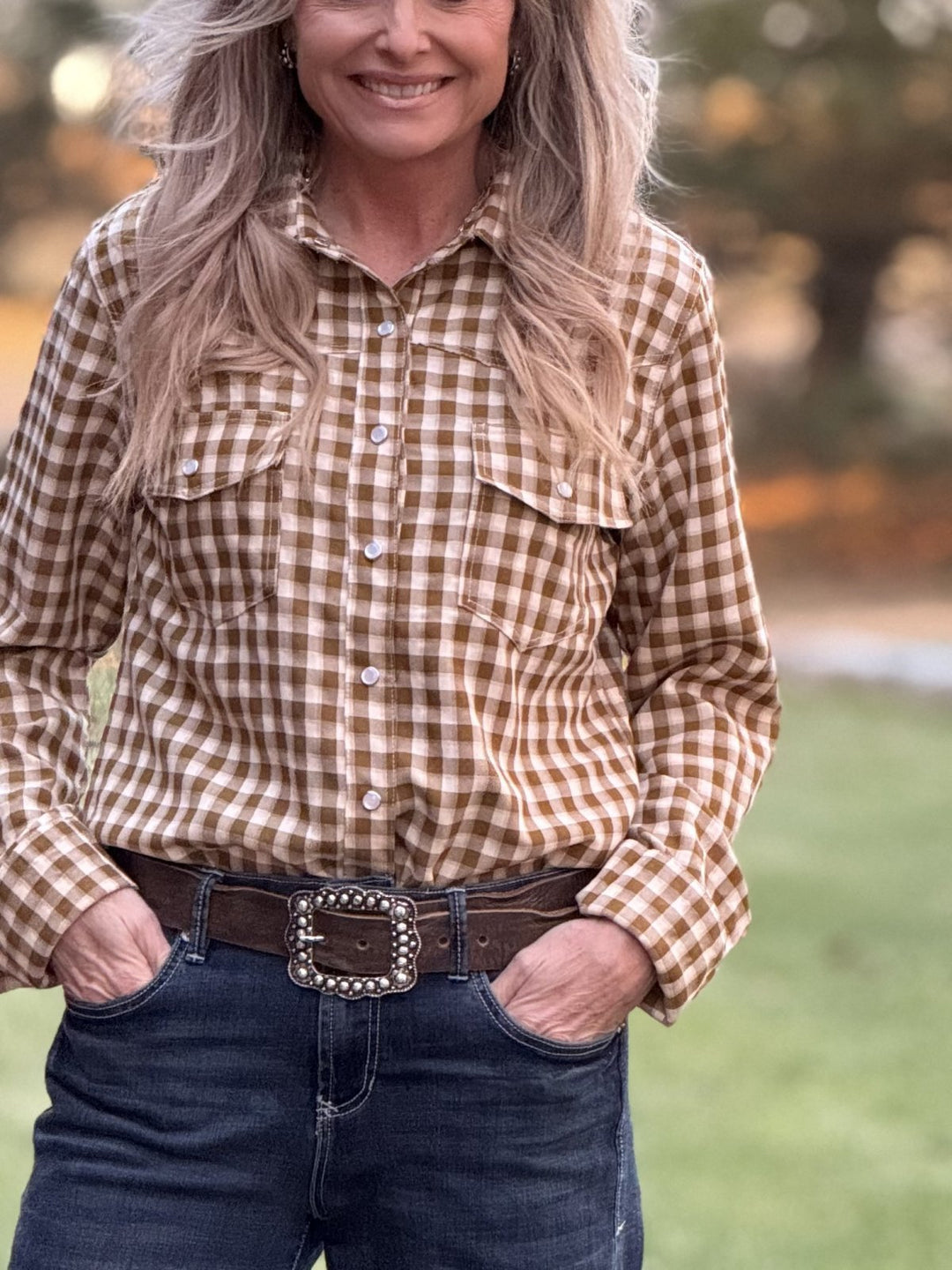 Gingham Shirt from Howdy Hanny - High Call Outfitters