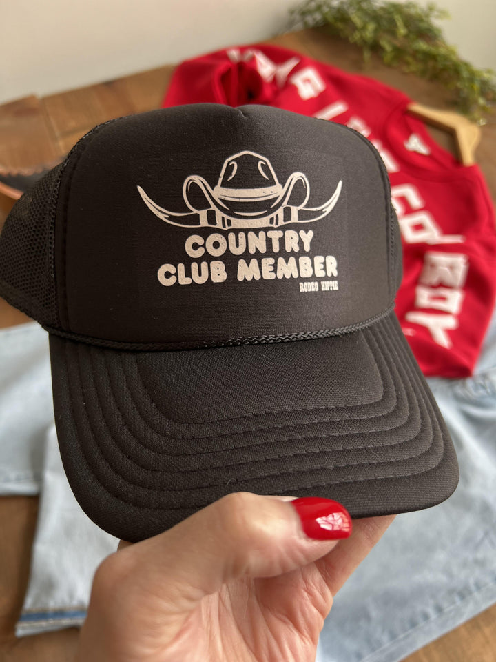 Country Club Member Trucker Hat from Rodeo Hippie