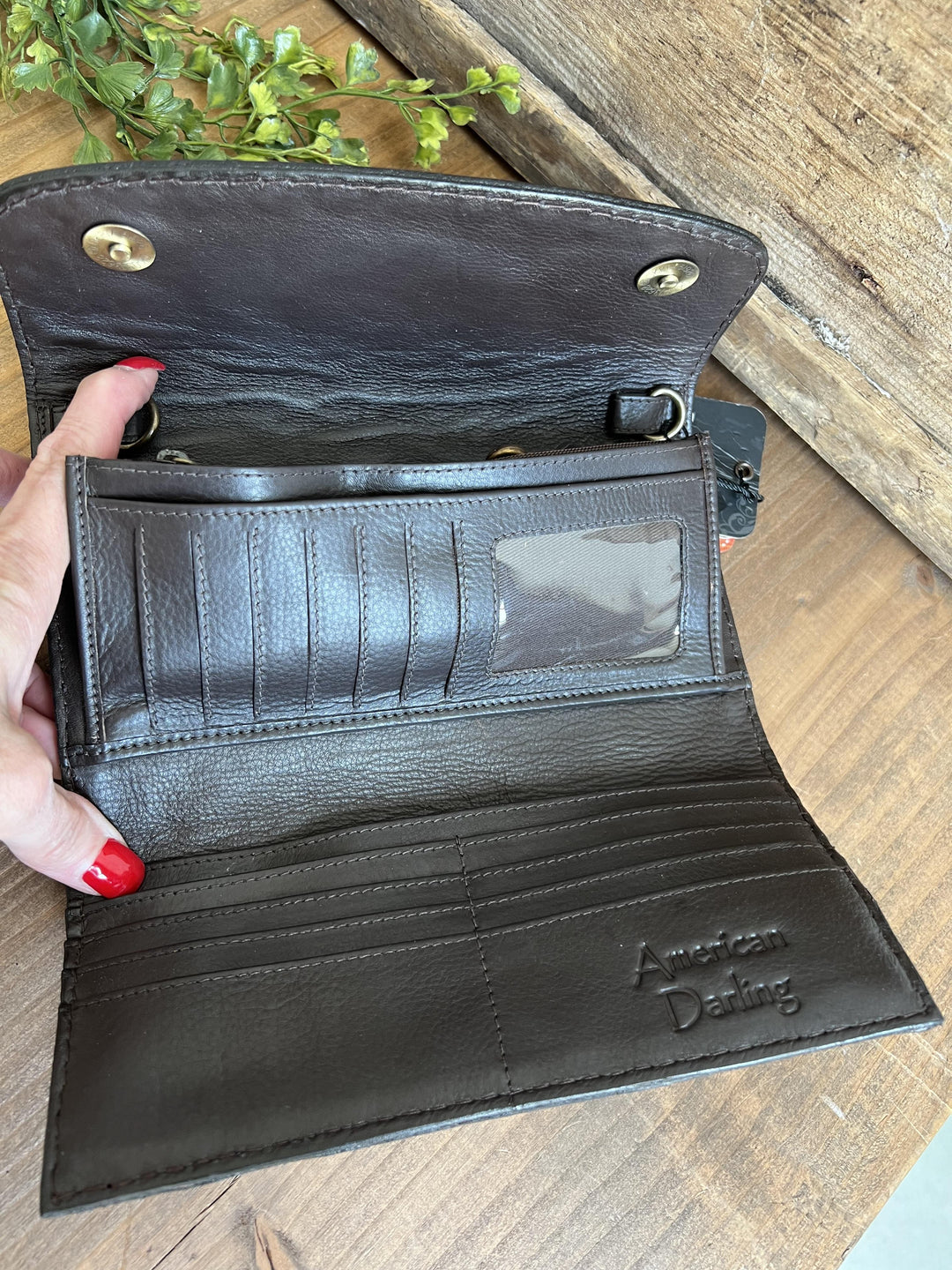 Tooled Crossbody Wallet from American Darling