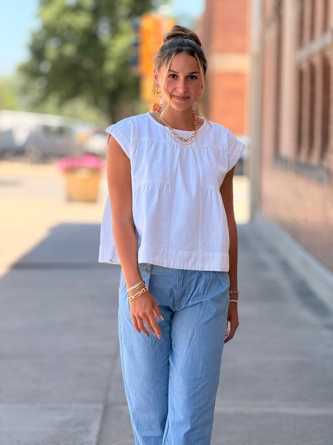 Patched Swing Top from Ivy Jane - High Call Outfitters