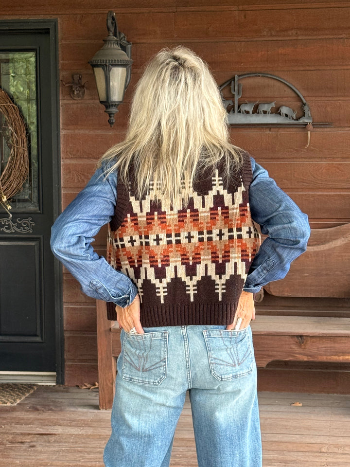 Shetland Collection Graphic Vest from Pendleton