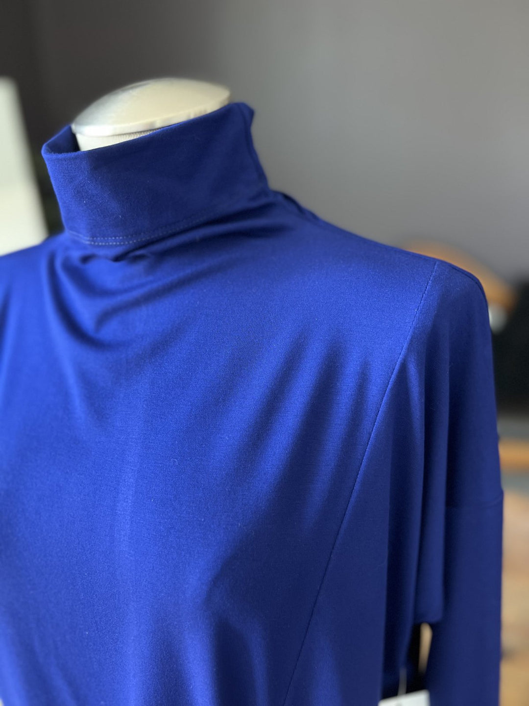 Mock Neck Tie Top from Karen Kane
