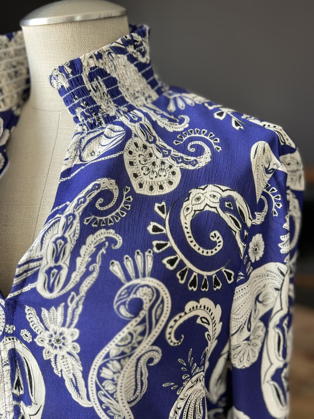 Smocked Tie - Front Top from Karen Kane - High Call Outfitters