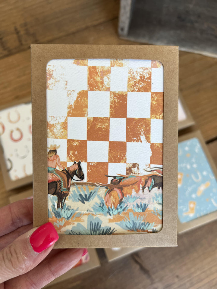Mini Western Blank Notecards from Tirzah Lane