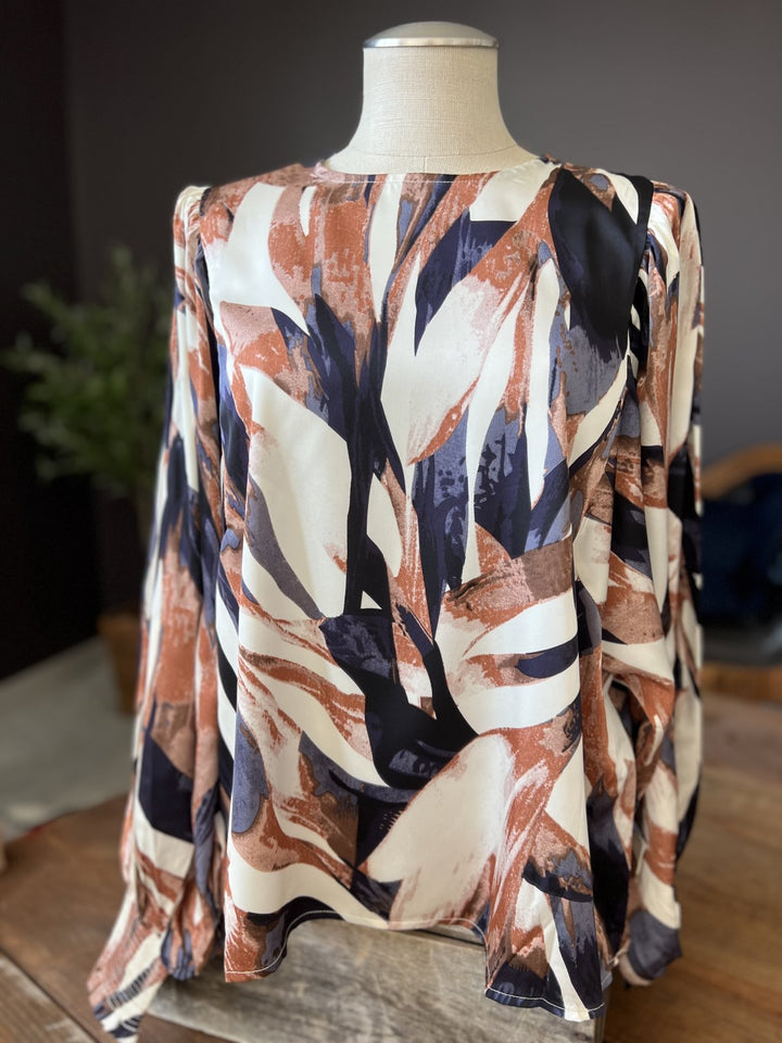 Smocked Long Sleeve Top - High Call Outfitters