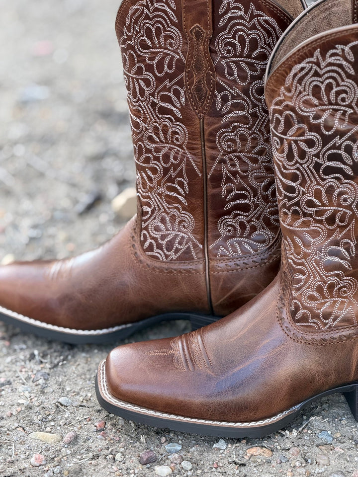 Round Up Remuda Wide Square Toe Western Boot from Ariat - High Call Outfitters