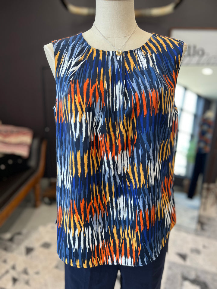 Pleat Front Sleeveless Top from Multiples