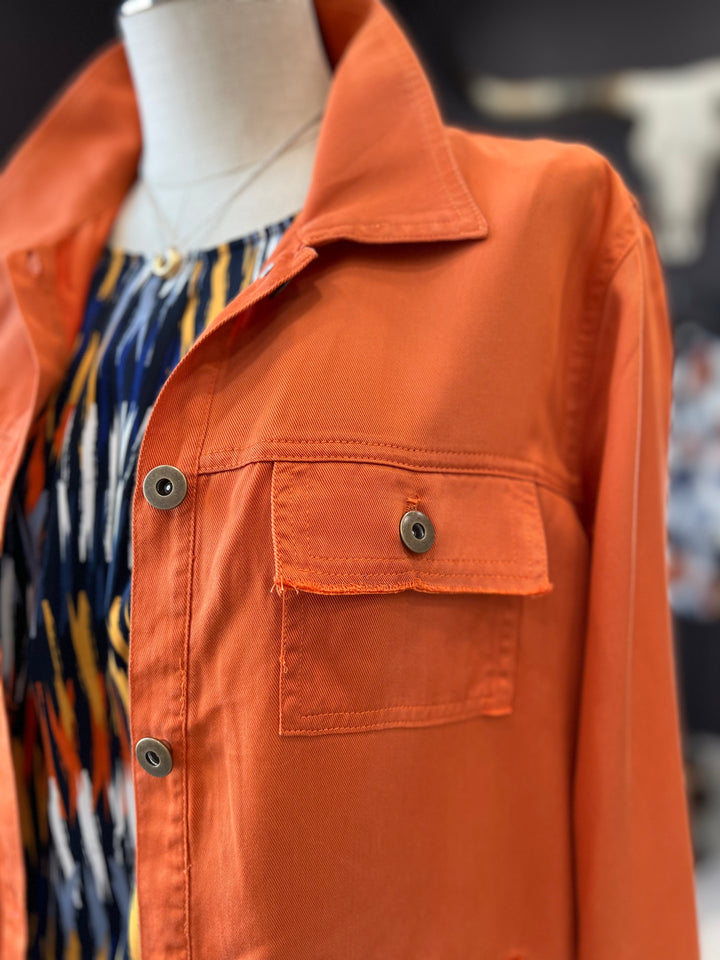 3/4 Sleeve Fringe Jacket from Multiples
