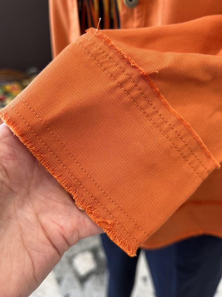 3/4 Sleeve Fringe Jacket from Multiples