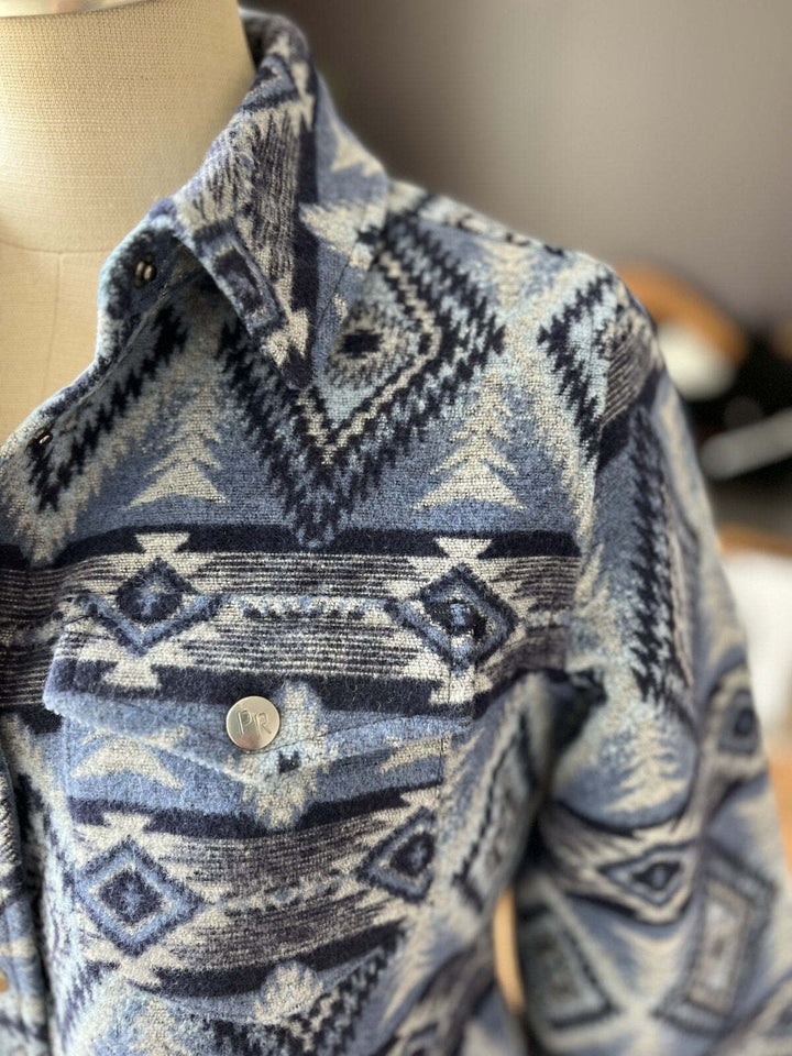 Aztec Wool Shirt Jacket from Powder River