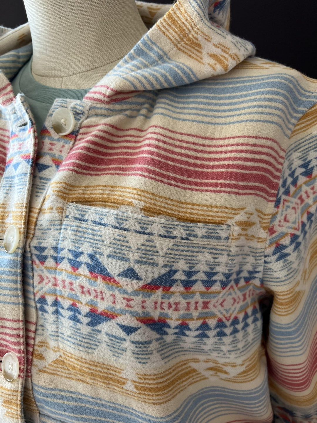 Button Front Beach Hoodie from Pendleton