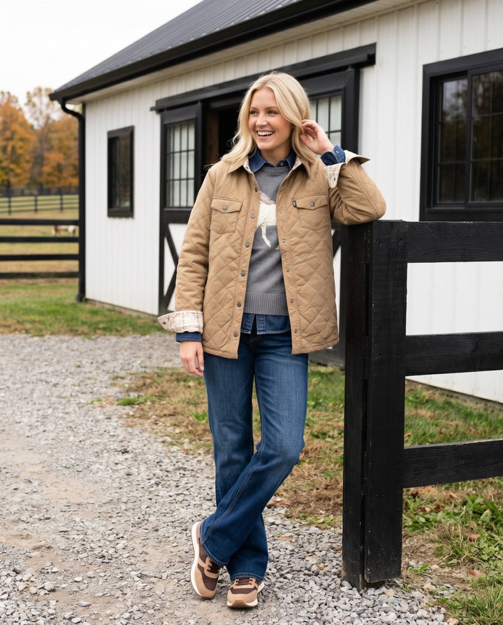 Bandera Quilted Jacket from Hooey - High Call Outfitters
