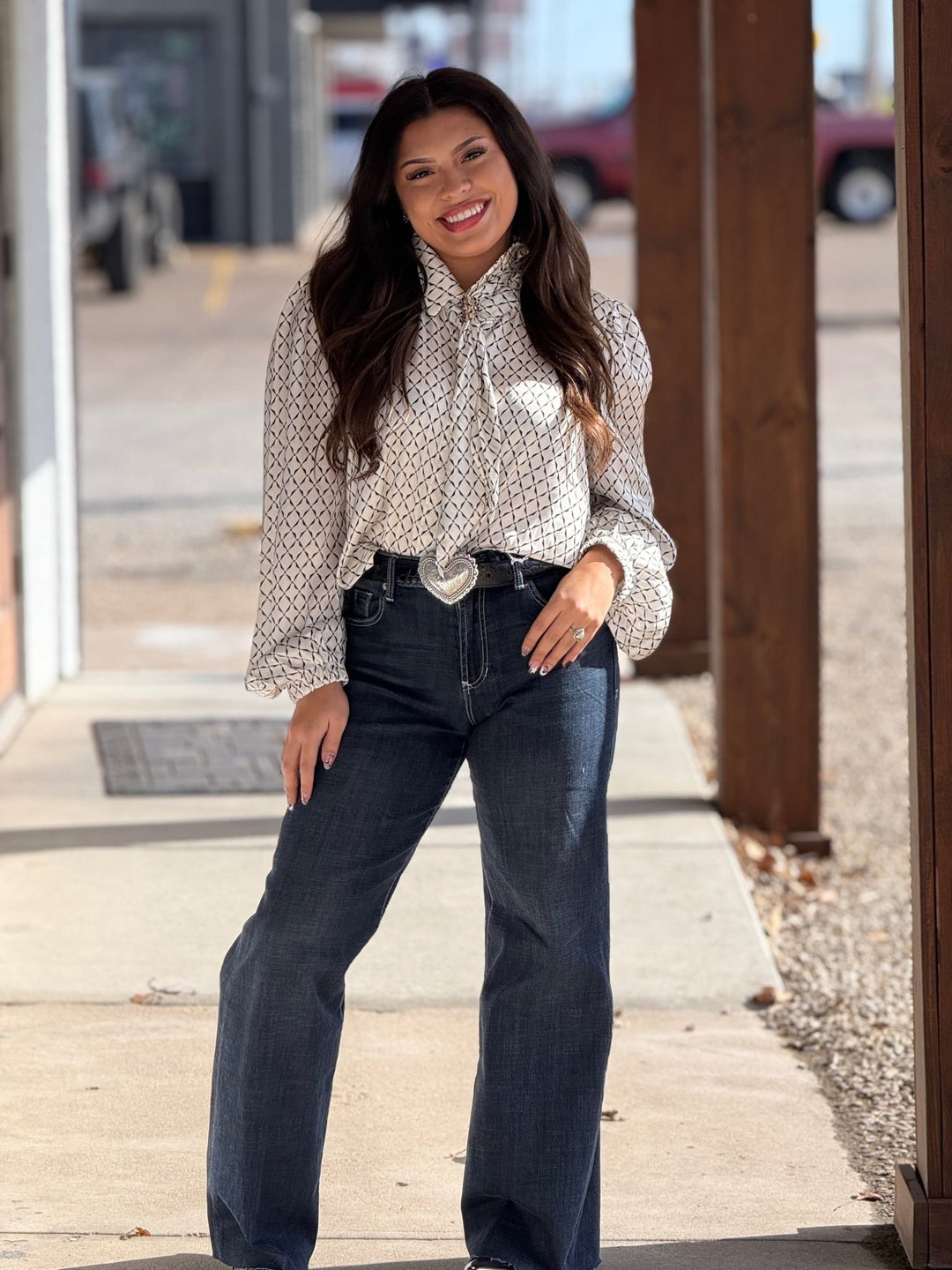 Scarf Blouse - High Call Outfitters