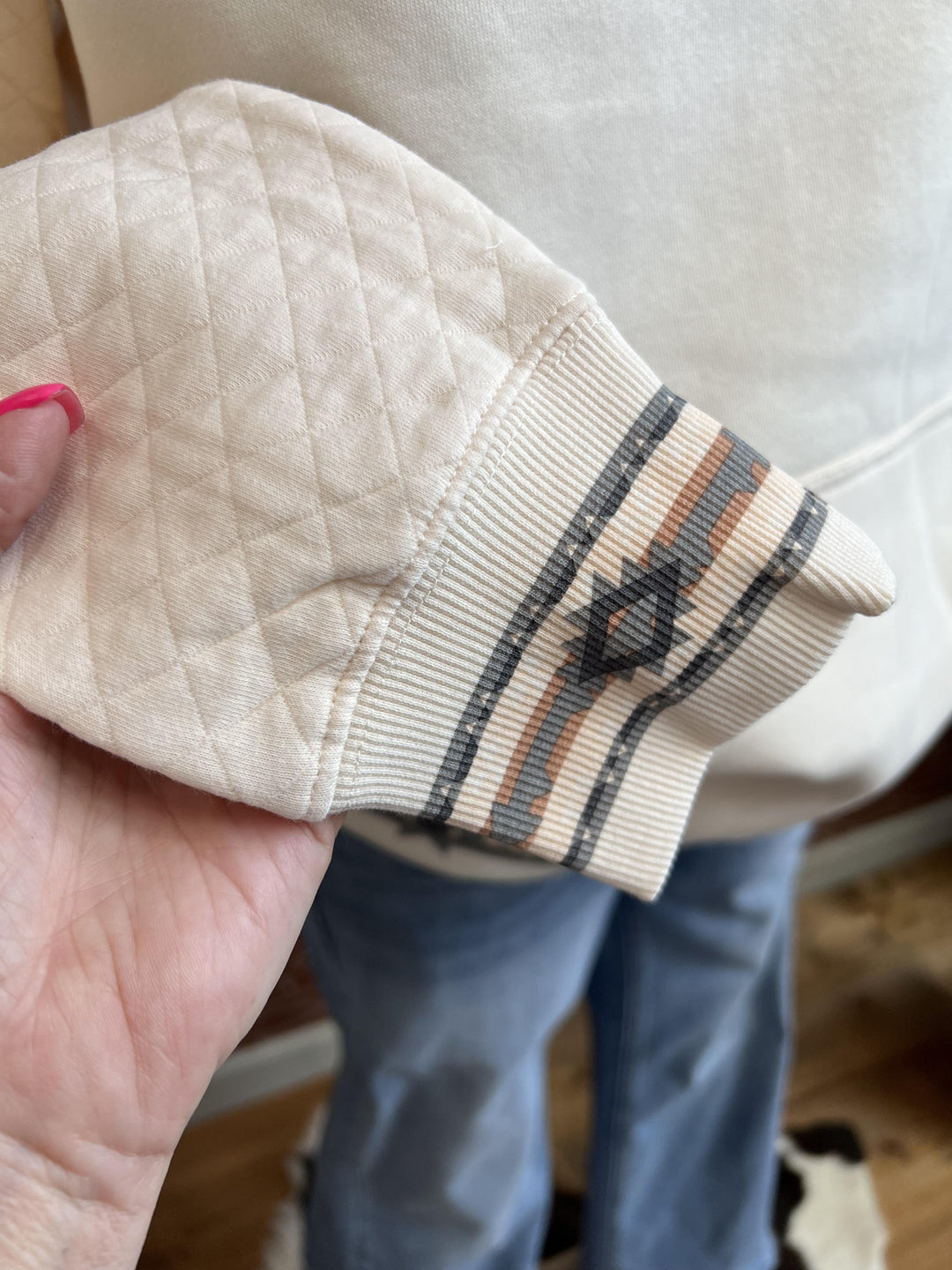 Quilted Sleeve Hoodie from Hooey