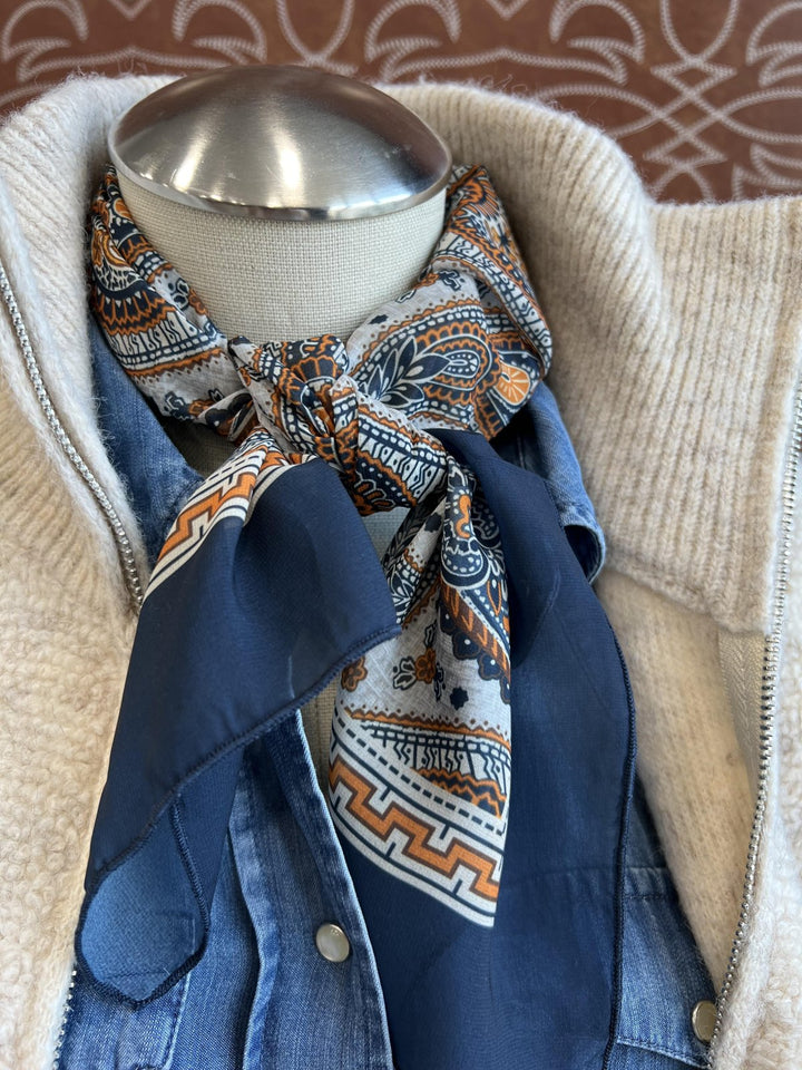 Paisley Print Scarf from Tasha Polizzi