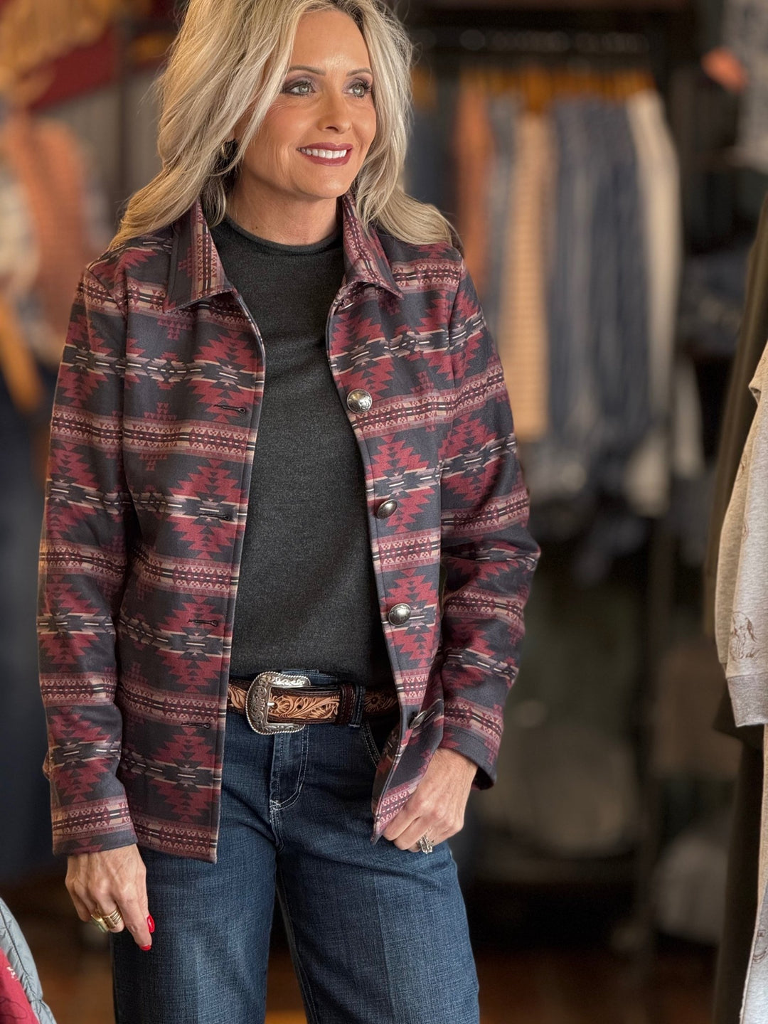 Rebel like Reba Jacket - High Call Outfitters
