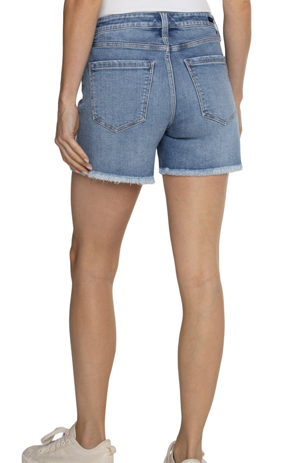 Vickie Middle Town Fray Shorts from Liverpool - High Call Outfitters