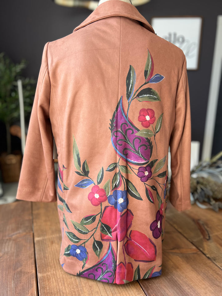 Painted Suede Jacket from Multiples