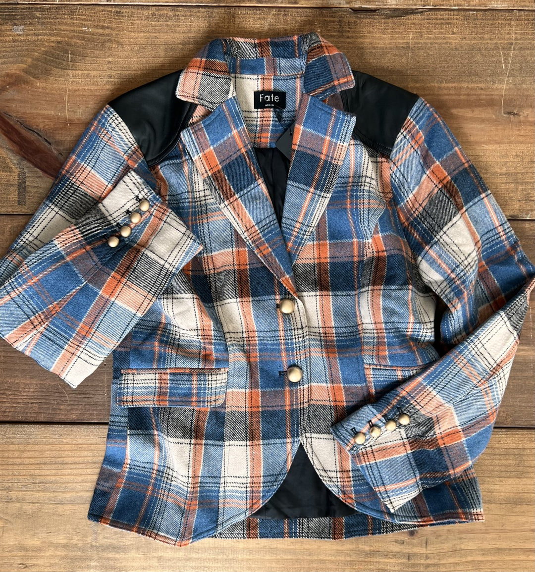 Plaid Blazer