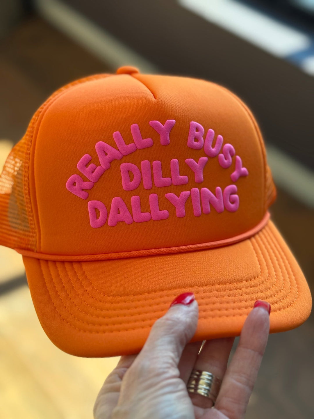 Dilly Dally Trucker Hat - High Call Outfitters