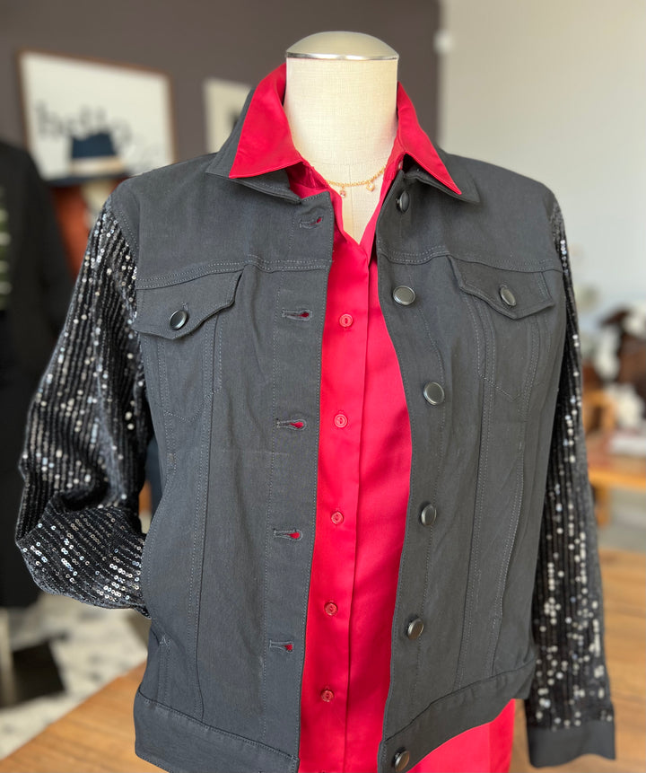 Sequin Sleeve Jacket from Multiples