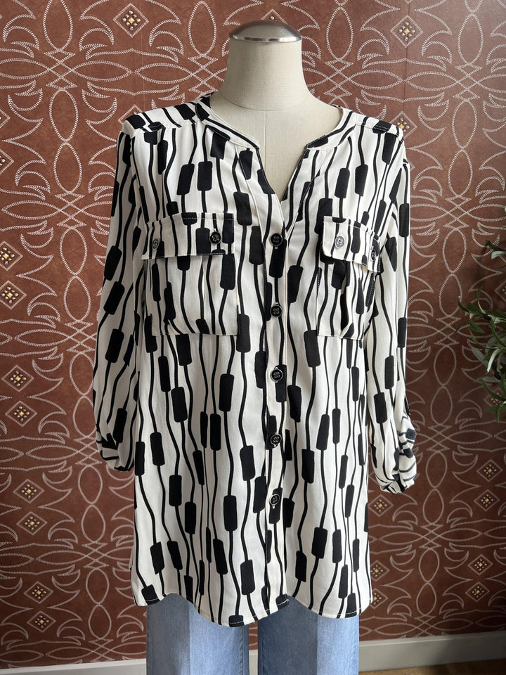 Cuffed Tab 3/4 Sleeve Top from Multiples
