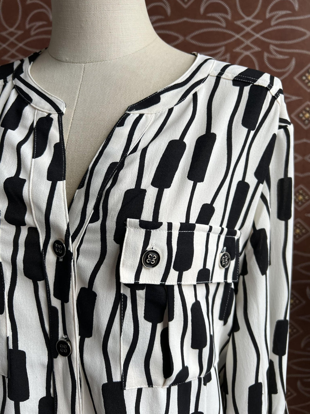 Cuffed Tab 3/4 Sleeve Top from Multiples - High Call Outfitters