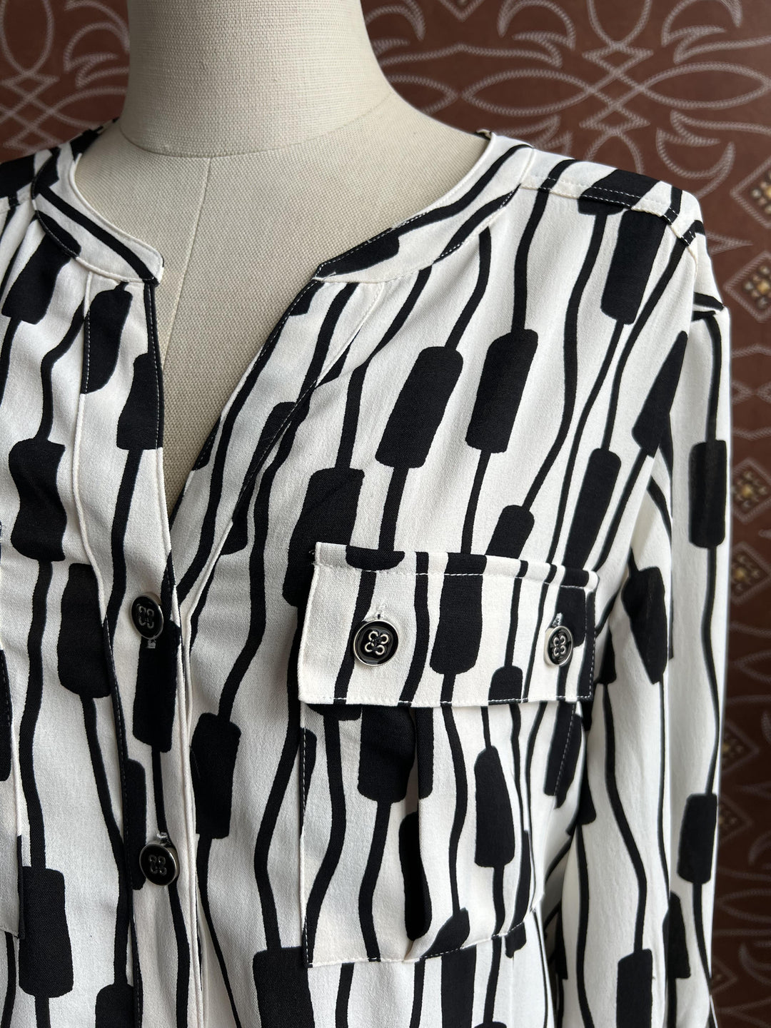 Cuffed Tab 3/4 Sleeve Top from Multiples
