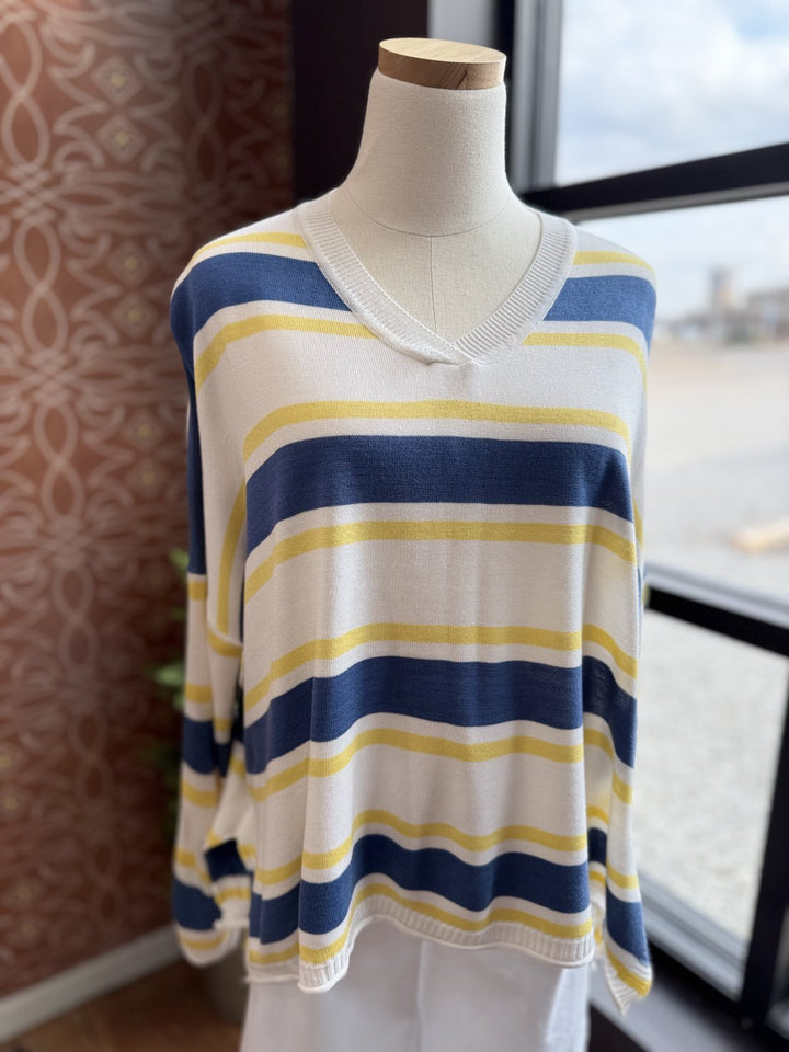 Long Sleeve Stripe Sweater from Multiples - High Call Outfitters