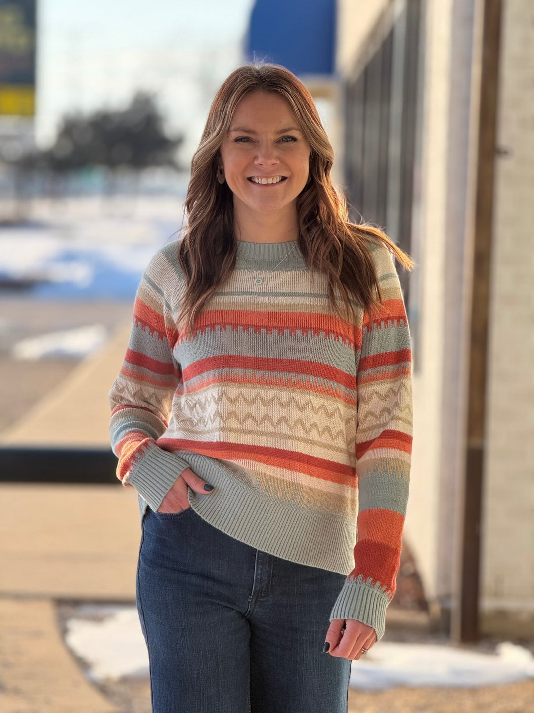Raglan Cotton Sweater from Pendleton - High Call Outfitters