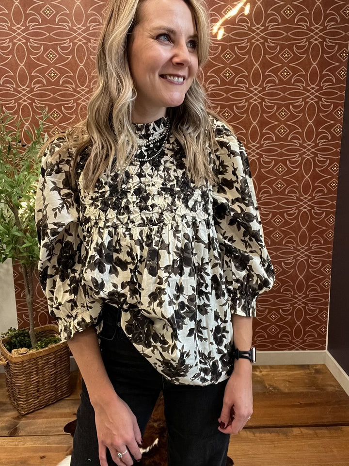 Midnight Roses Top from Ivy Jane