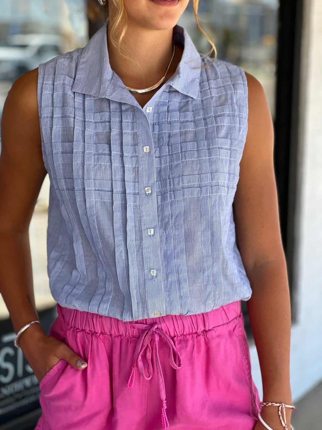 Tucked Pattern Shirt from Ivy Jane - High Call Outfitters