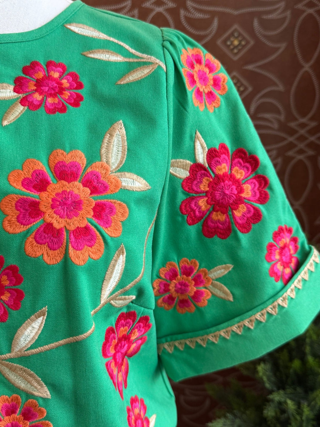 Floral Embroidery Top from THML - High Call Outfitters