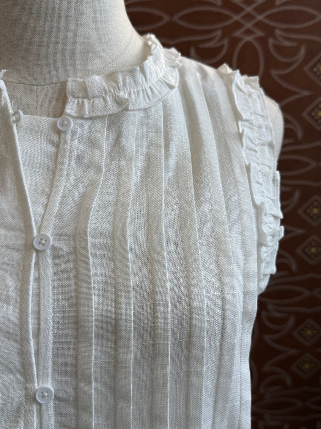 Sleeveless Ruffle Detailed Top from THML - High Call Outfitters