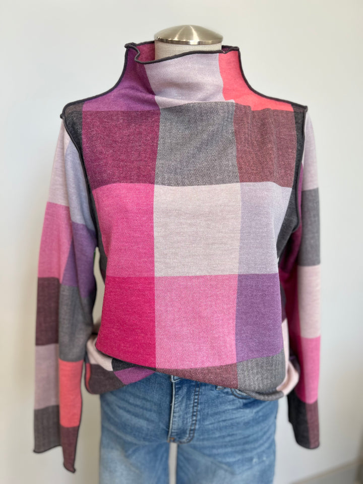 Reversible Mock Neck Sweater from Trisha Tyler