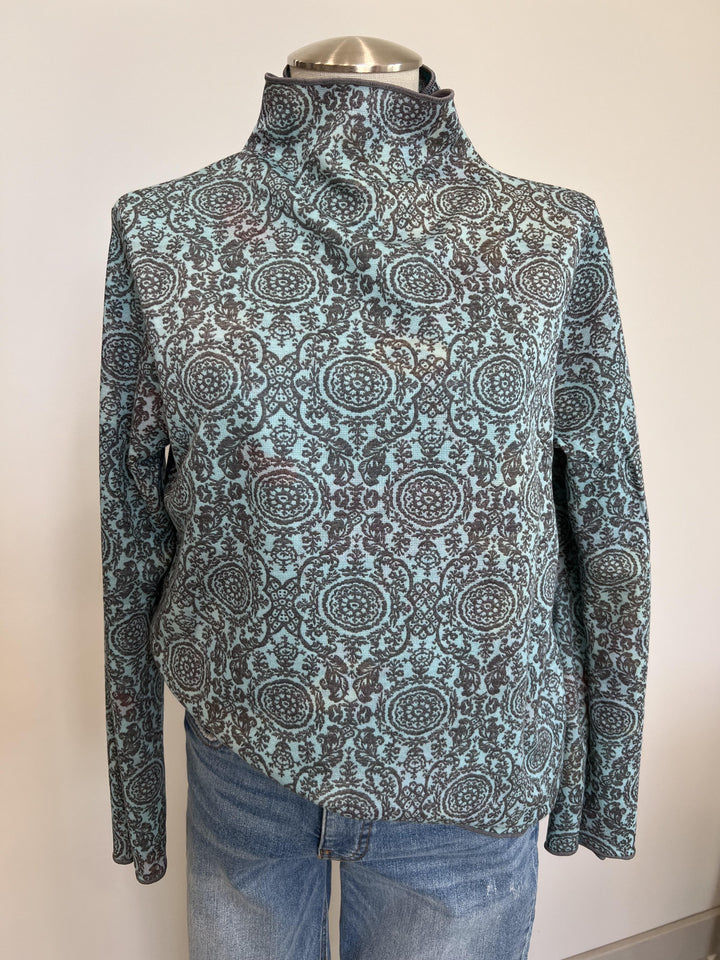 Reversible Mock Neck Sweater from Trisha Tyler