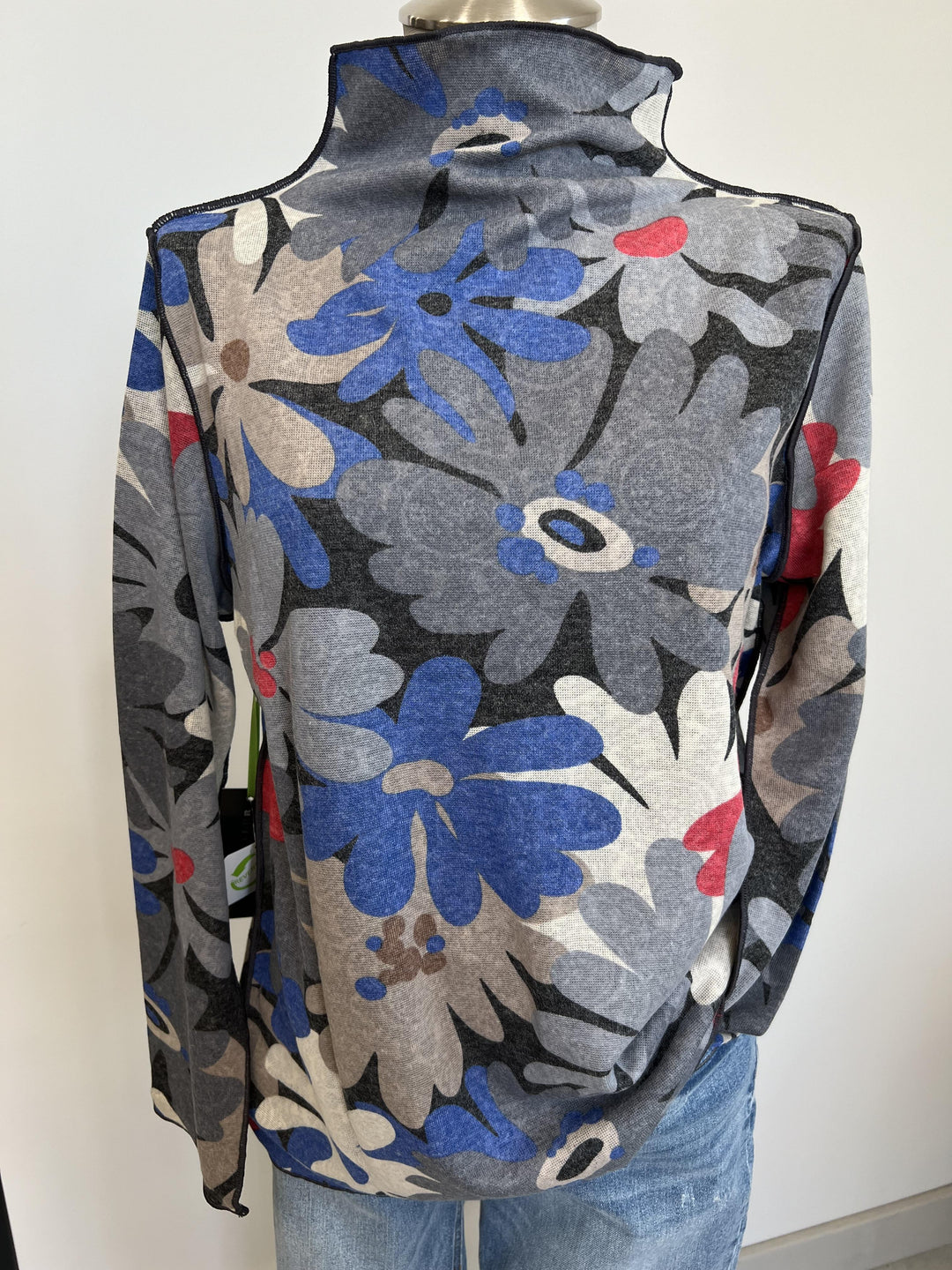 Reversible Mock Neck Sweater from Trisha Tyler