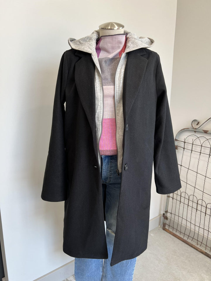 Coat with Hoodie