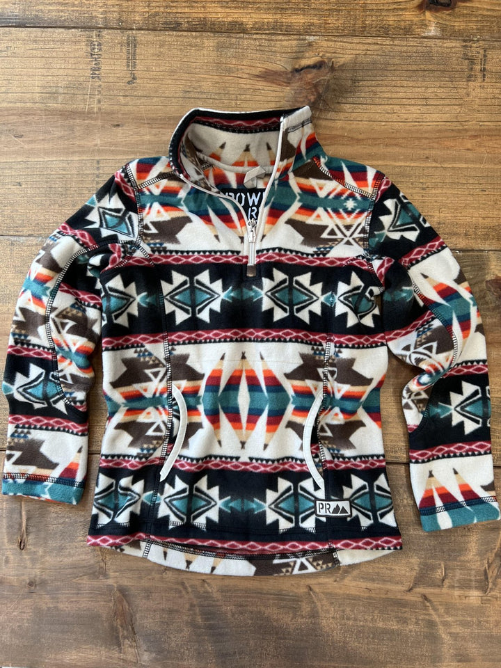 All Over Aztec Print Fleece Pullover from Powder River