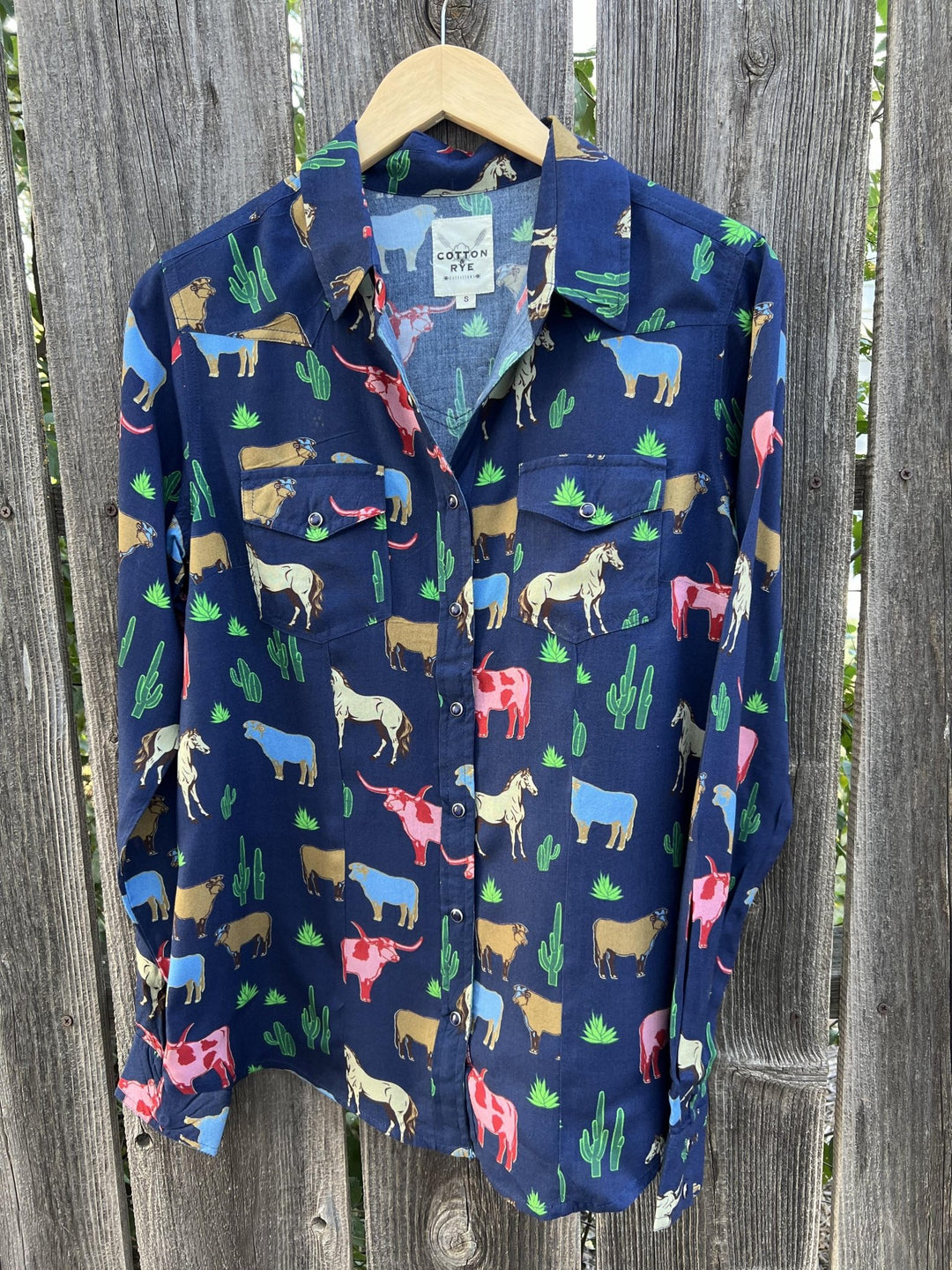 Aztec Ranch Long Sleeve Shirt from Cotton & Rye - High Call Outfitters