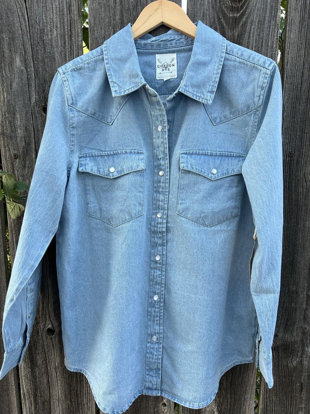Sunset Embroidered Long Sleeve Shirt from Cotton & Rye