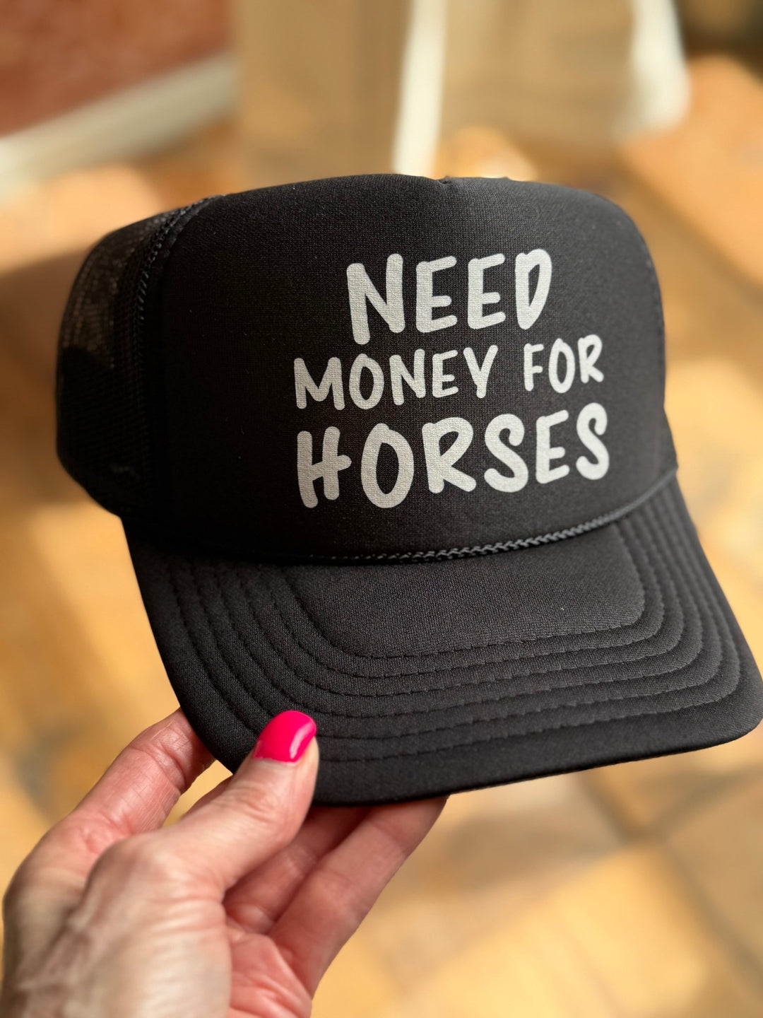 Need Money for Horses Trucker Cap - High Call Outfitters