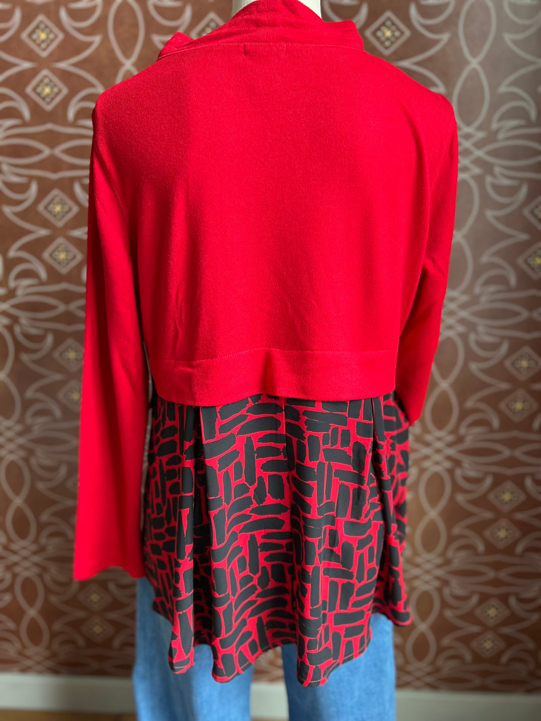 Drawstring Mock Neck Top from Multiples