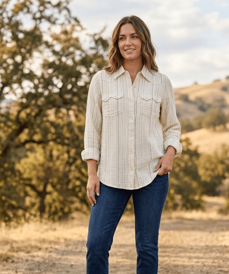 The Bingham Pearl Snap - High Call Outfitters