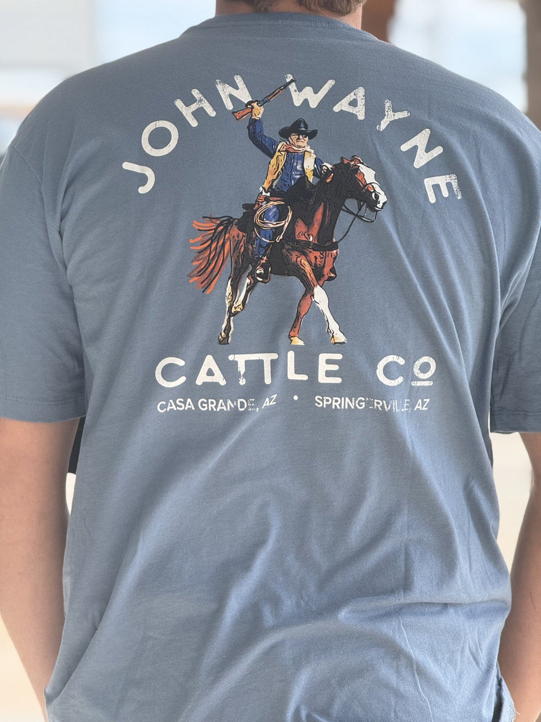 John Wayne Cattle Co Tee Shirt From Hooey