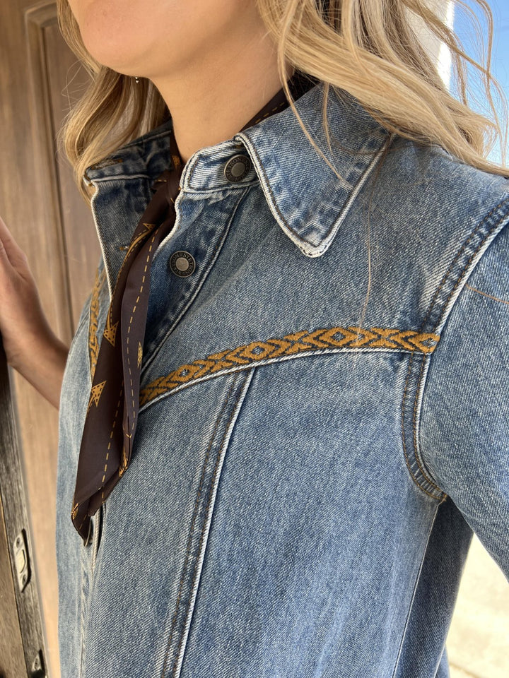 Denim A Line Dress from Stetson
